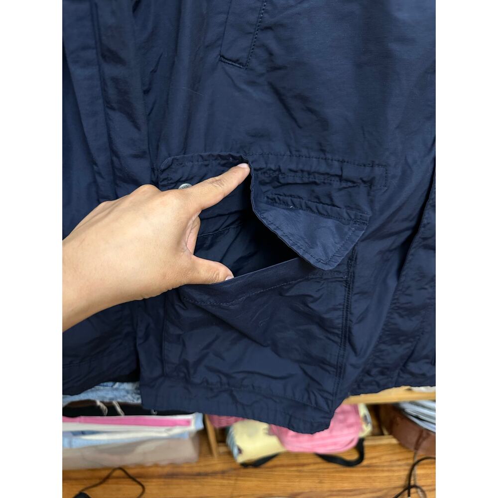GAP Light Weight Nylon Cotton Jacket Navy Blue Size‎ Large - Picture 9 of 16